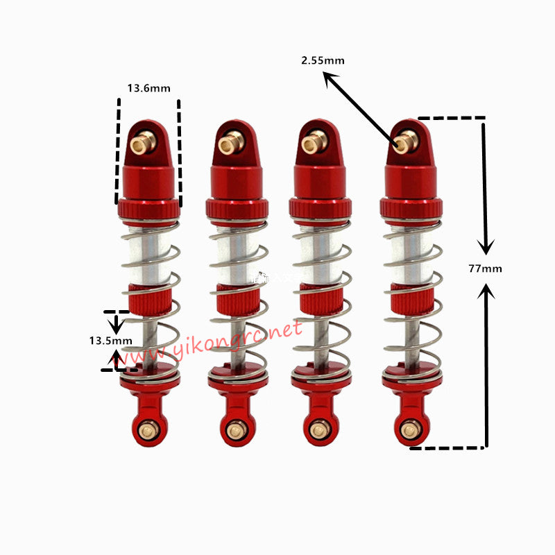 MJX Hyper Go 14207 Upgrade Parts Adjustable Hydraulic Shock Absorbers size
