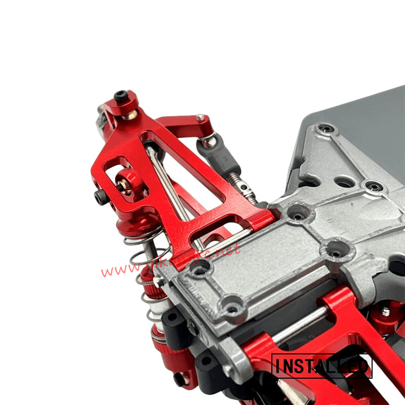 MJX Hyper Go 14207 Upgrade Parts Front Lower Swing Arm installed