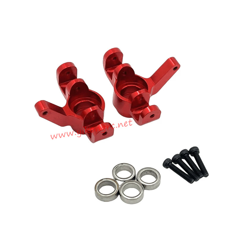 MJX Hyper Go 14207 Upgrade Parts Front Steering Cup, Bearings red