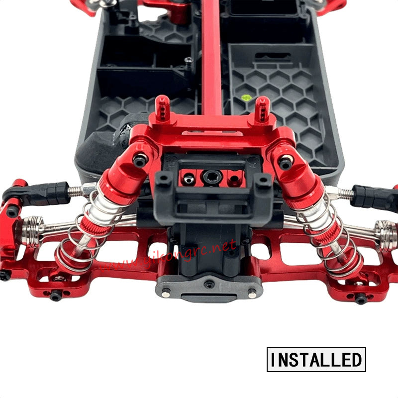 MJX Hyper Go 14207 Upgrade Parts Front and Rear Body Pillar installed 2