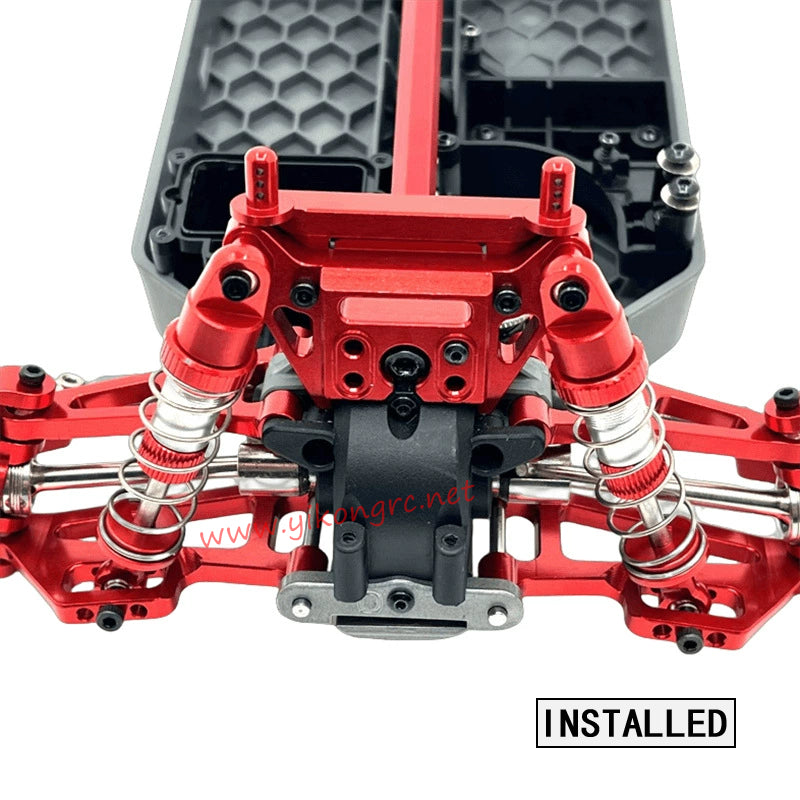 MJX Hyper Go 14207 Upgrade Parts Front and Rear Body Pillar installed