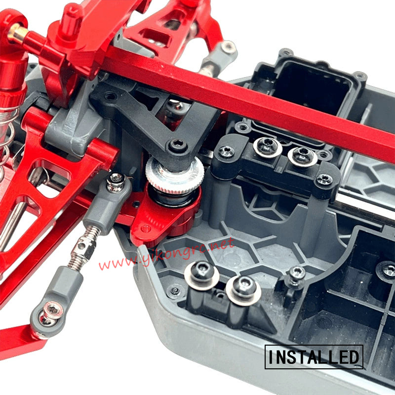 MJX Hyper Go 14207 Upgrade Parts Steering Components installed