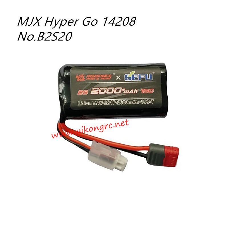 MJX Hyper Go 14208 Parts 2S 2000MAH Battery B2S20