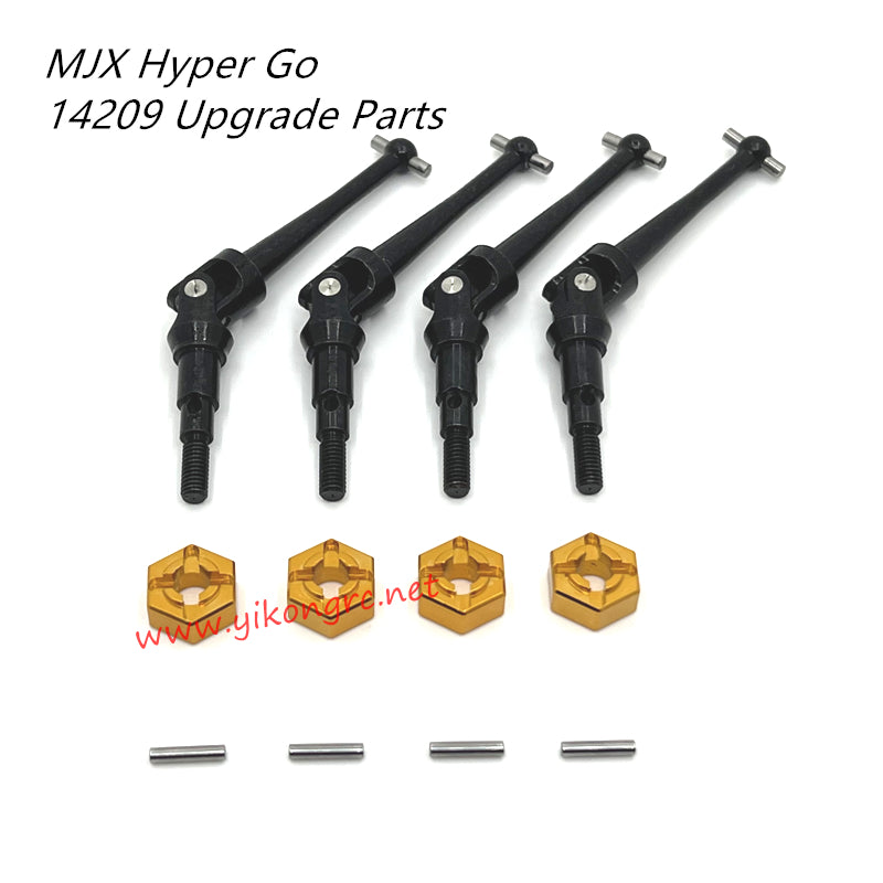 MJX Hyper Go 14209 Upgrade Parts Drive Shaft and Coupler gold