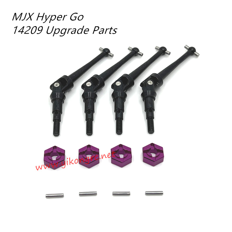 MJX Hyper Go 14209 Upgrade Parts Drive Shaft and Coupler purple
