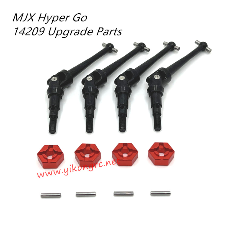 MJX Hyper Go 14209 Upgrade Parts Drive Shaft and Coupler red