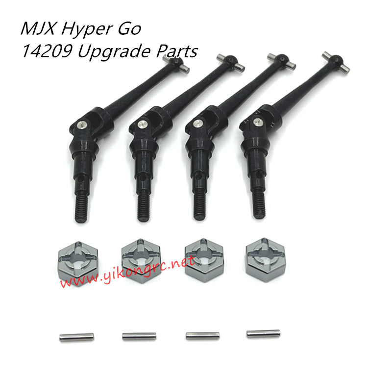 MJX Hyper Go 14209 Upgrade Parts Drive Shaft and Coupler titanium