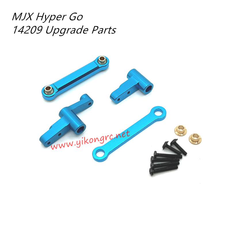 MJX Hyper Go 14209 Upgrade Parts Front Steering Assembly blue