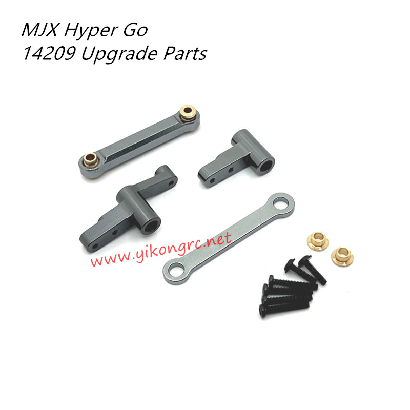 MJX Hyper Go 14209 Upgrade Parts Front Steering Assembly titanium