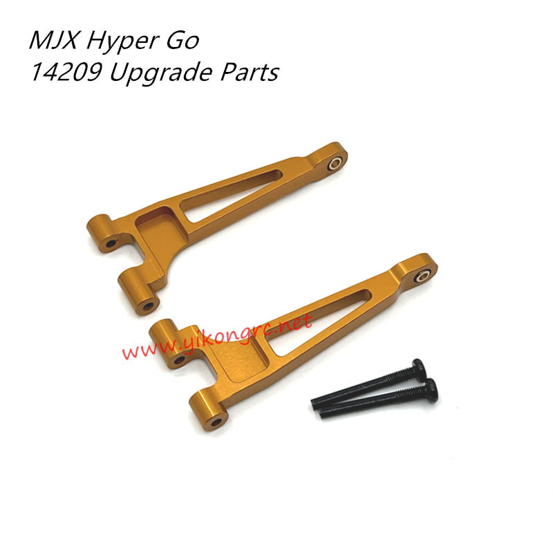 MJX Hyper Go 14209 Upgrade Parts Front Upper Swing Arm gold