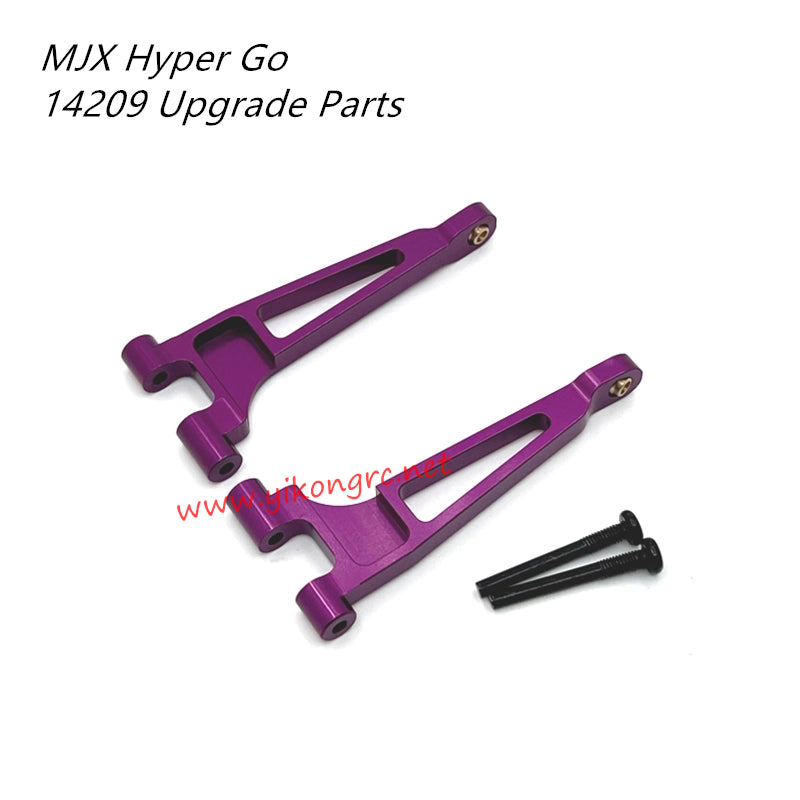 MJX Hyper Go 14209 Upgrade Parts Front Upper Swing Arm purple