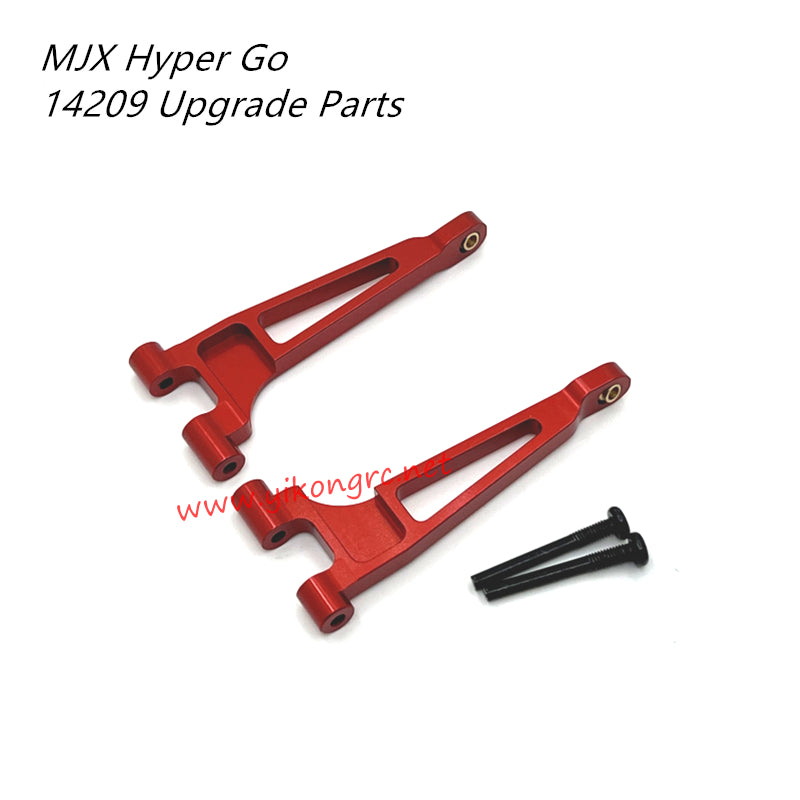 MJX Hyper Go 14209 Upgrade Parts Front Upper Swing Arm red
