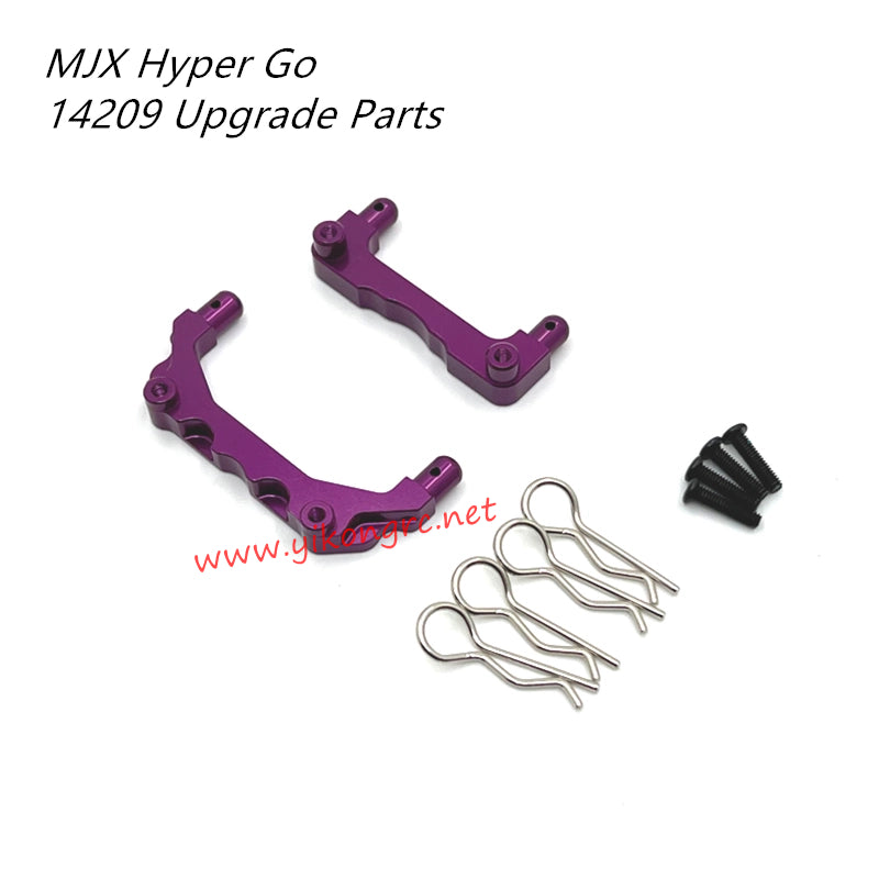 MJX Hyper Go 14209 Upgrade Parts Front and Rear Body Post purple