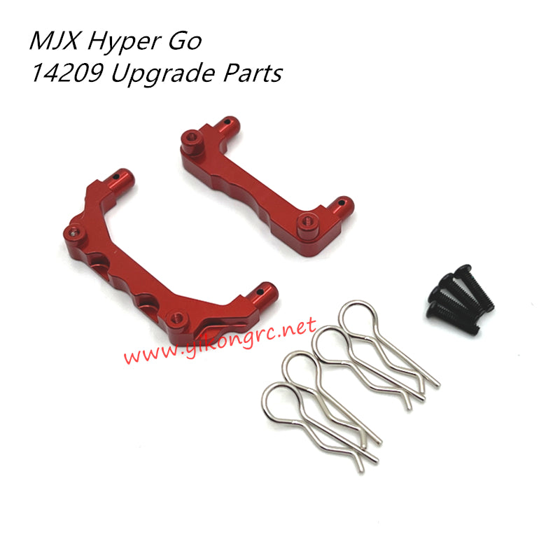MJX Hyper Go 14209 Upgrade Parts Front and Rear Body Post red
