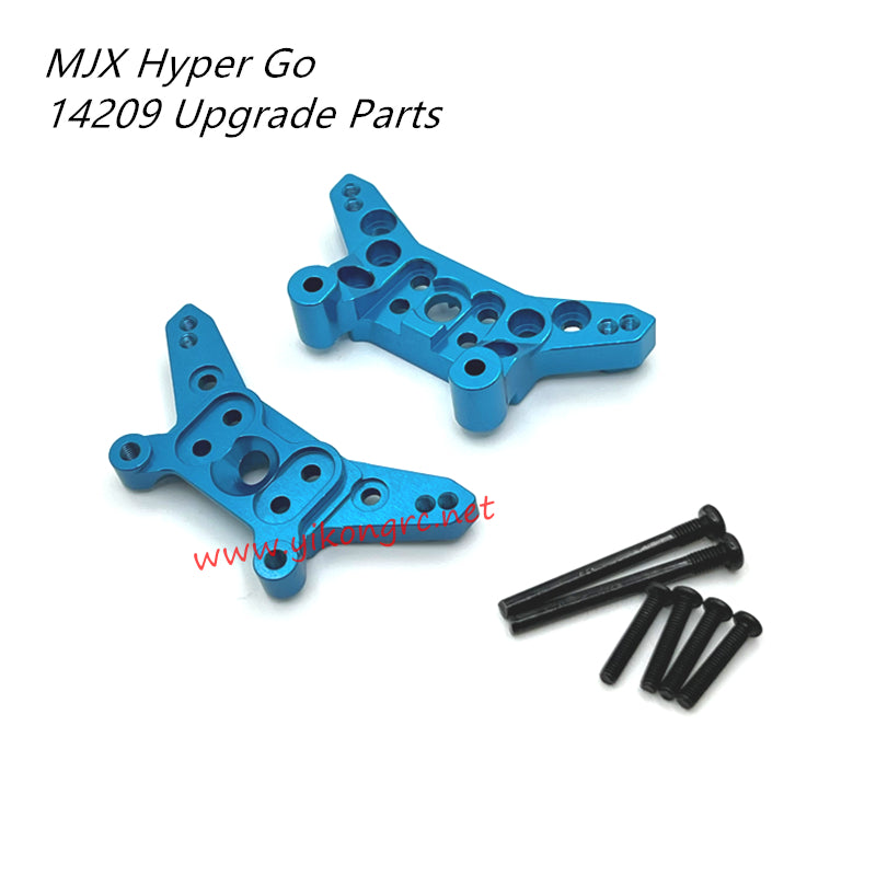 MJX Hyper Go 14209 Upgrade Parts Front and Rear Shock Mount BLUE
