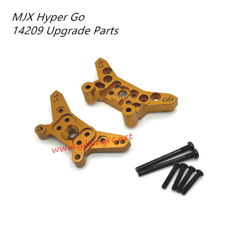 MJX Hyper Go 14209 Upgrade Parts Front and Rear Shock Mount GOLD