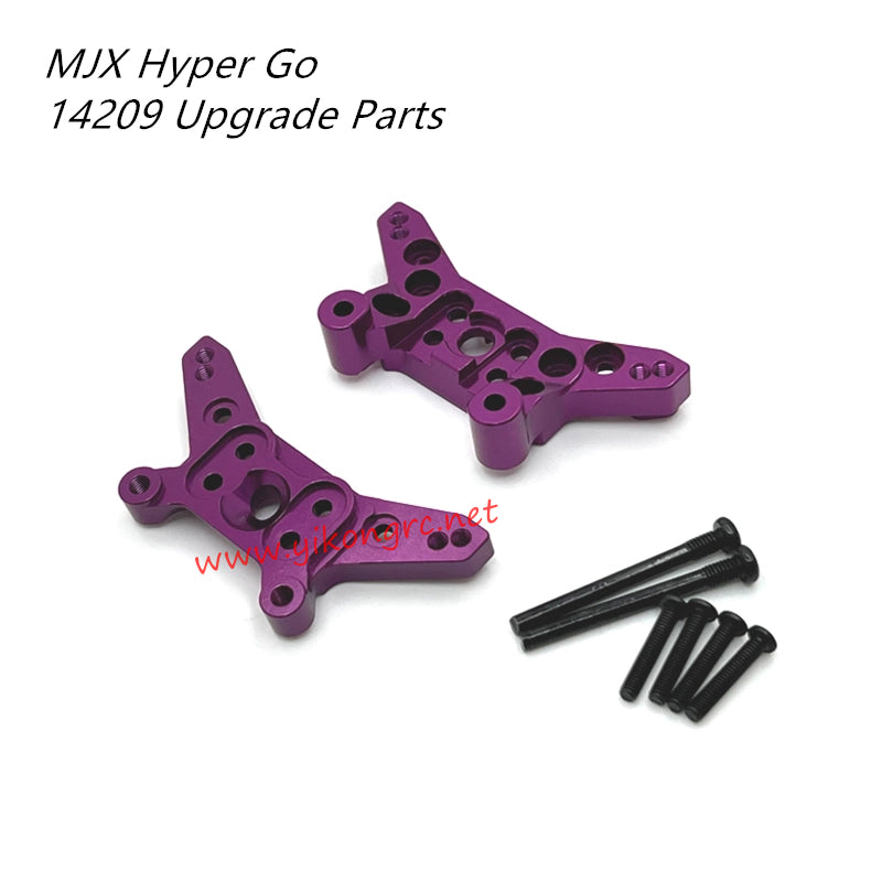 MJX Hyper Go 14209 Upgrade Parts Front and Rear Shock Mount PURPLE