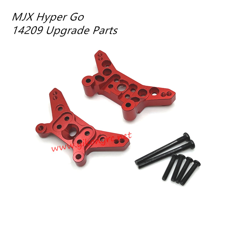 MJX Hyper Go 14209 Upgrade Parts Front and Rear Shock Mount RED