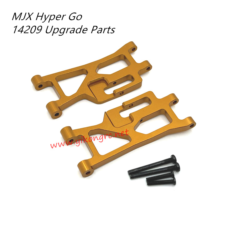 MJX Hyper Go 14209 Upgrade Parts Rear Lower Swing Arm gold