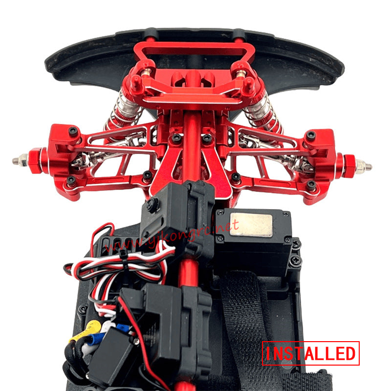 MJX Hyper Go 14301 RC Car Upgrade Parts Front Gearbox Upper Cover installed