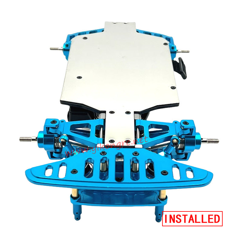 MJX Hyper Go 14301 Upgarde Parts 304 Stainless Steel Mirror-Finished Base Plate bottom 2