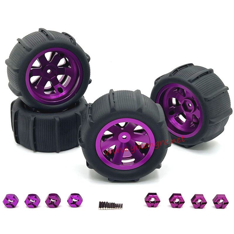 MJX Hyper Go 14301 Upgrade Parts Clamp-on Wheel purple