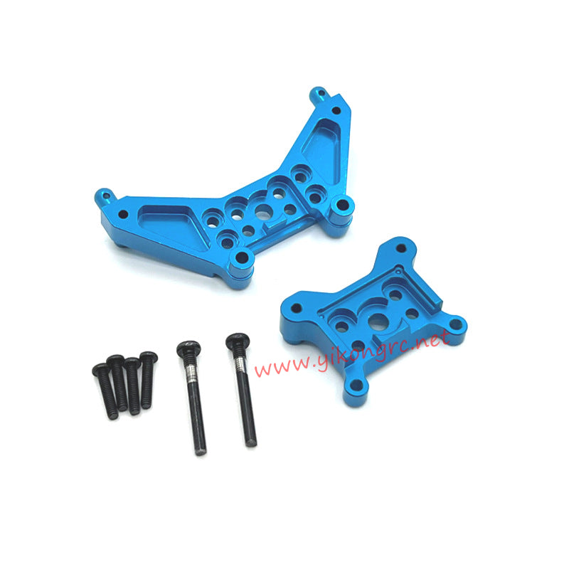 MJX Hyper Go 14301 Upgrade Parts Metal Front and Rear Shock Bracket blue