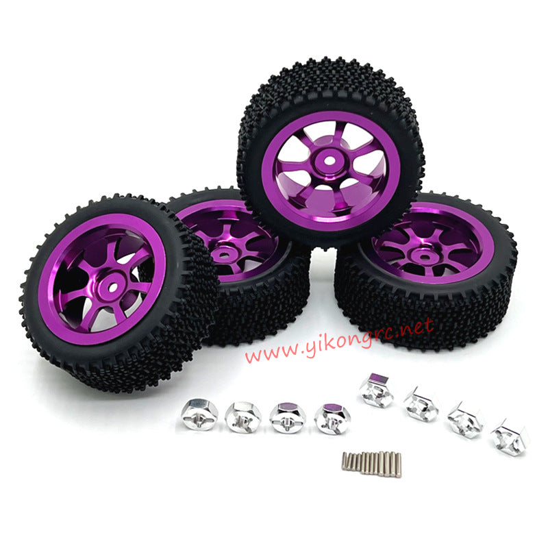MJX Hyper Go 14301 Upgrade Parts Metal hub wheels purple