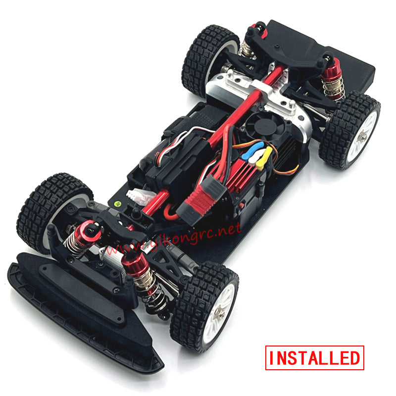  MJX Hyper Go 14301 Upgrade Parts Rear Gearbox Cover installed