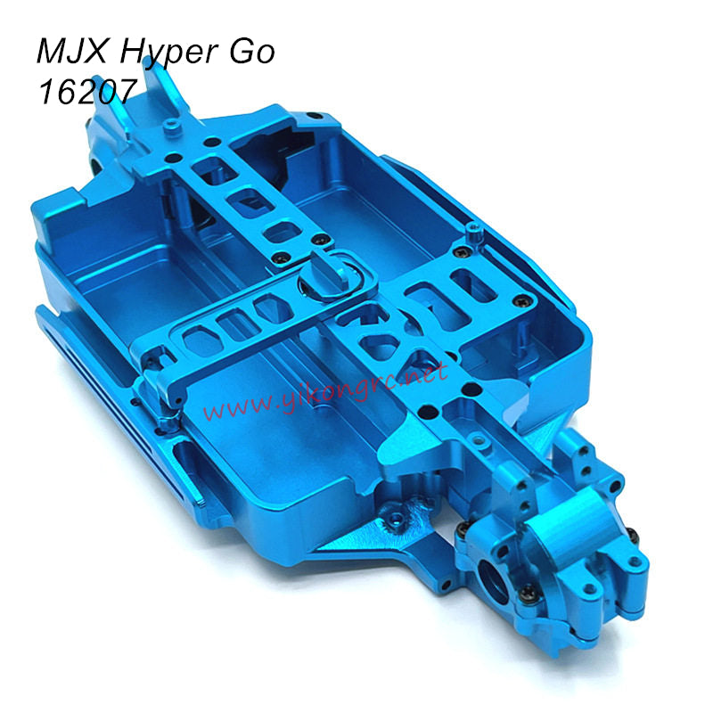 MJX Hyper Go 16207 RC Car Upgrade Parts Chassis Front and Rear Gearbox blue