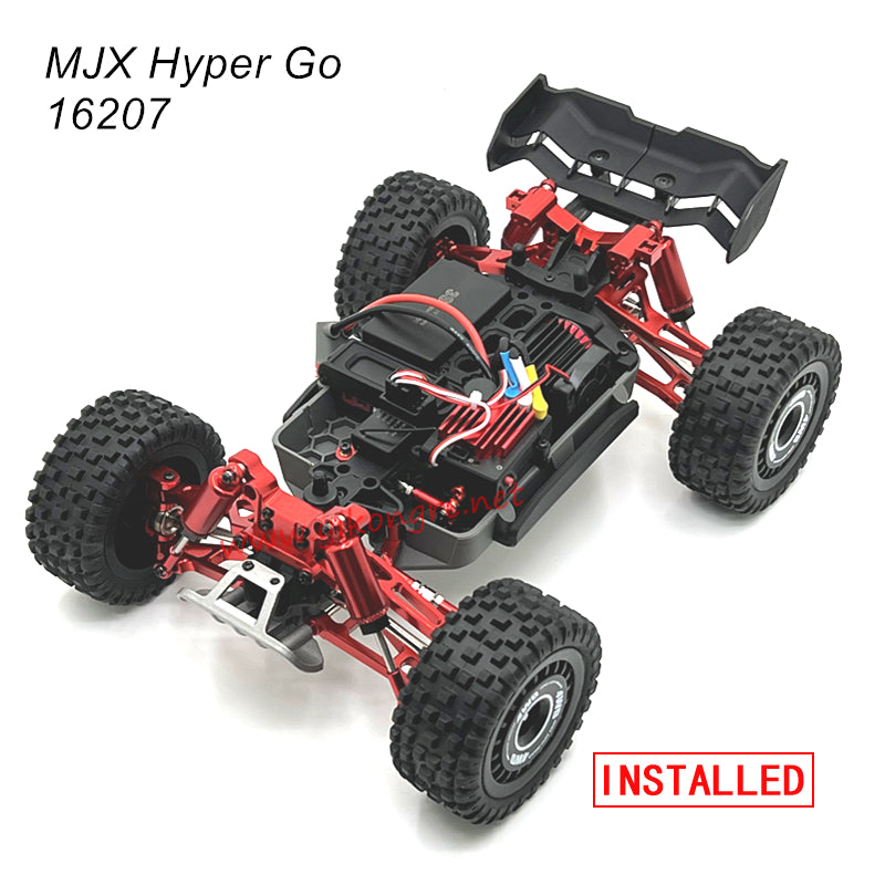 MJX Hyper Go 16207 RC Car Upgrade Parts Differential Cup installed