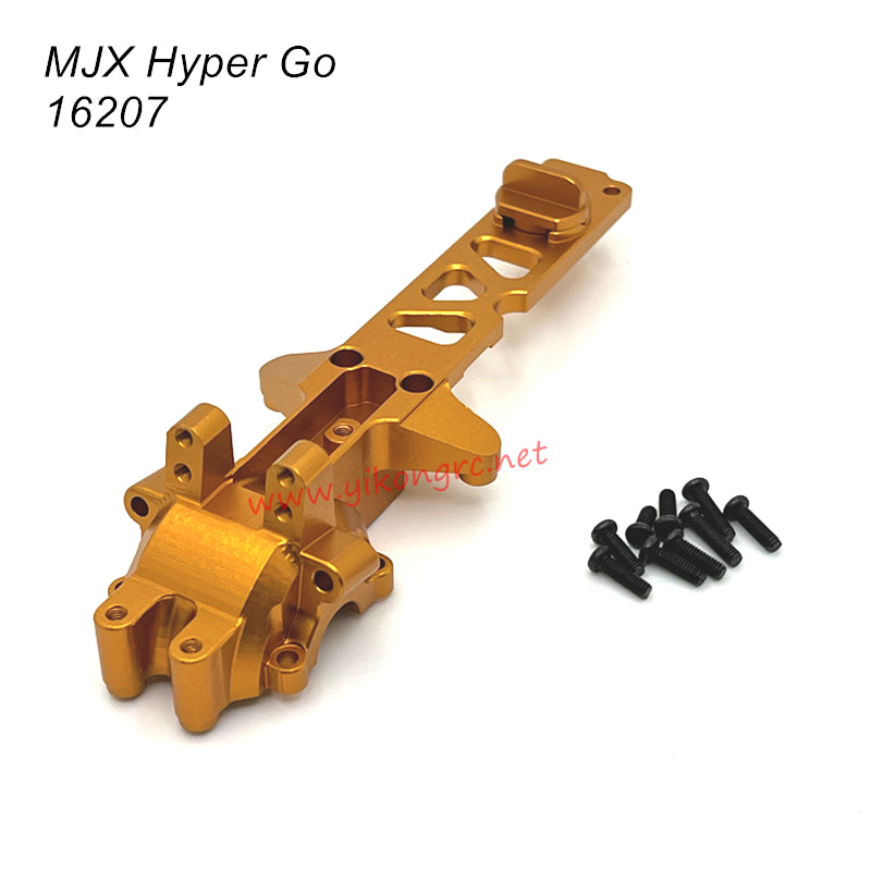 MJX Hyper Go 16207 RC Car Upgrade Parts Front Gearbox Cover gold