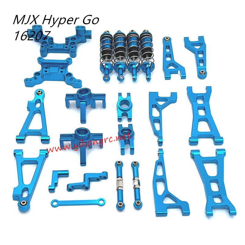 MJX Hyper Go 16207 Upgrade Parts Metal List blue