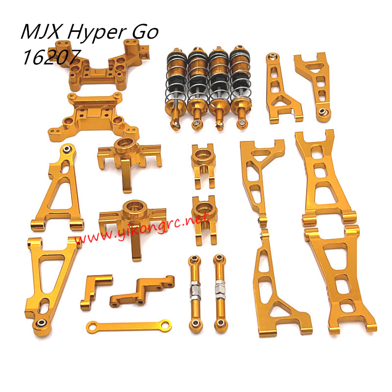 MJX Hyper Go 16207 Upgrade Parts Metal List gold