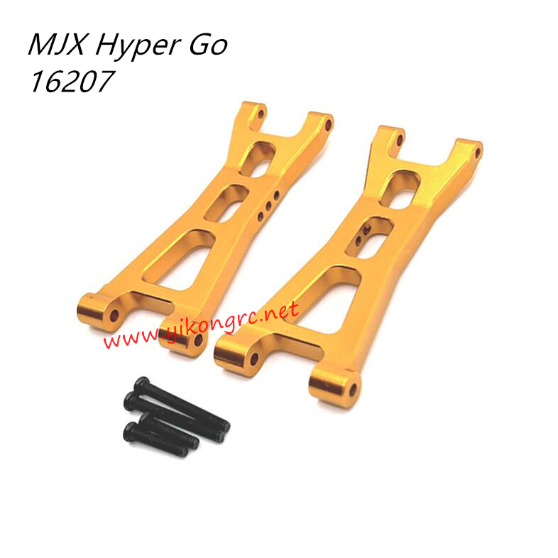 MJX Hyper Go 16207 Upgrade Parts Rear Lower Swing Arm gold