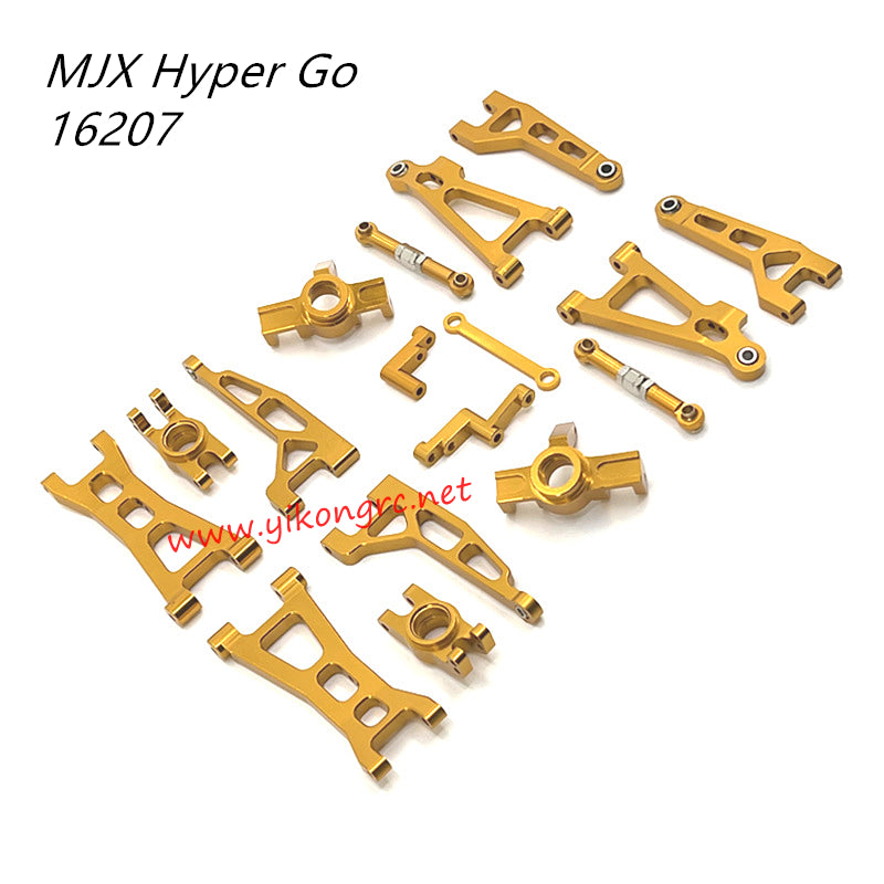 MJX Hyper Go 16207 Upgrades Metal Kit gold