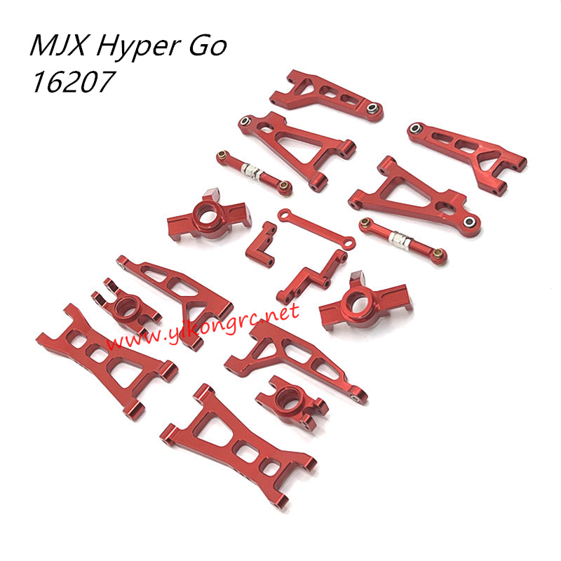 MJX Hyper Go 16207 Upgrades Metal Kit red