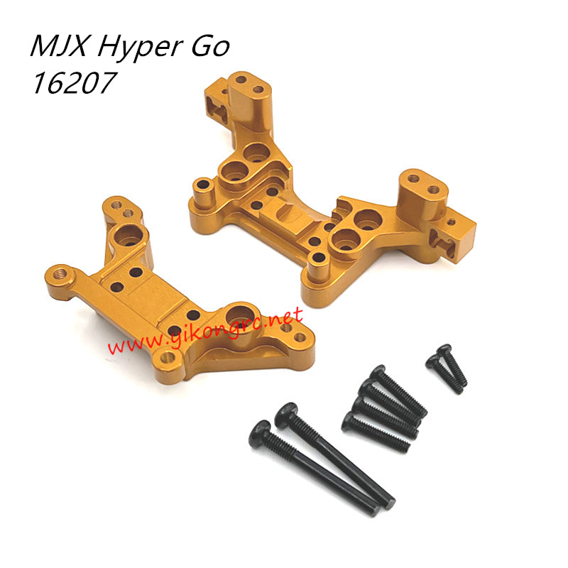 MJX Hyper Go 16207 Upgrade Parts Metal Shock Tower gold