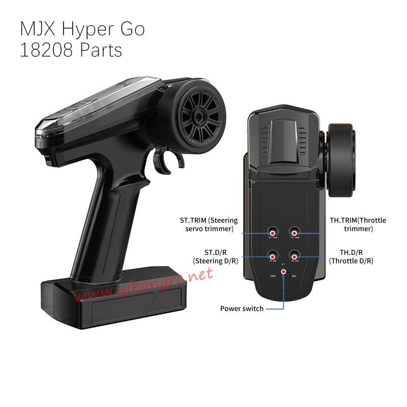 MJX Hyper Go 18208 Parts 3CH Transmitter