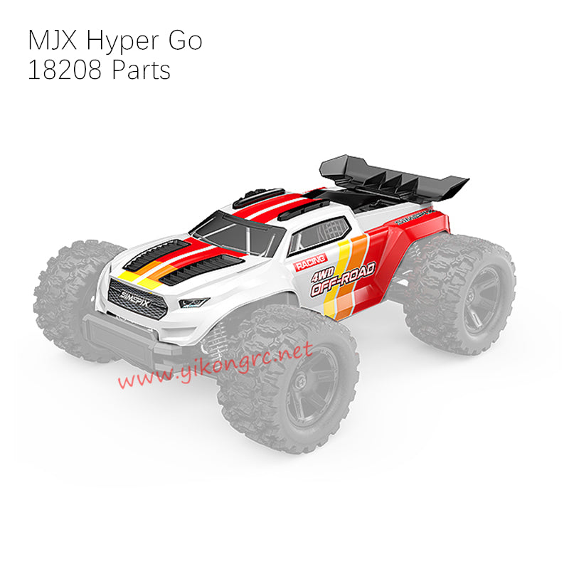 MJX Hyper Go 18208 Parts body shell red