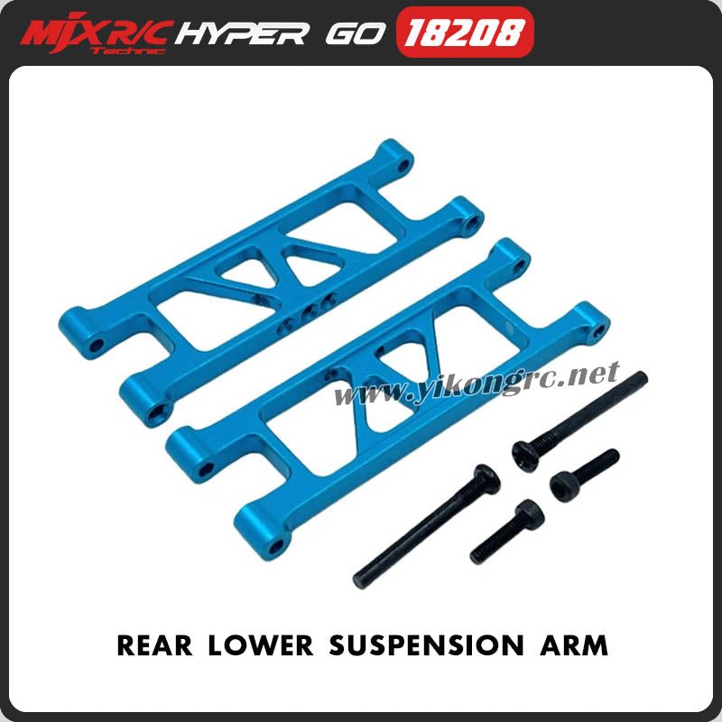 MJX Hyper Go 18208 RC Car Upgrade Parts Rear Lower Suspension Arm blue