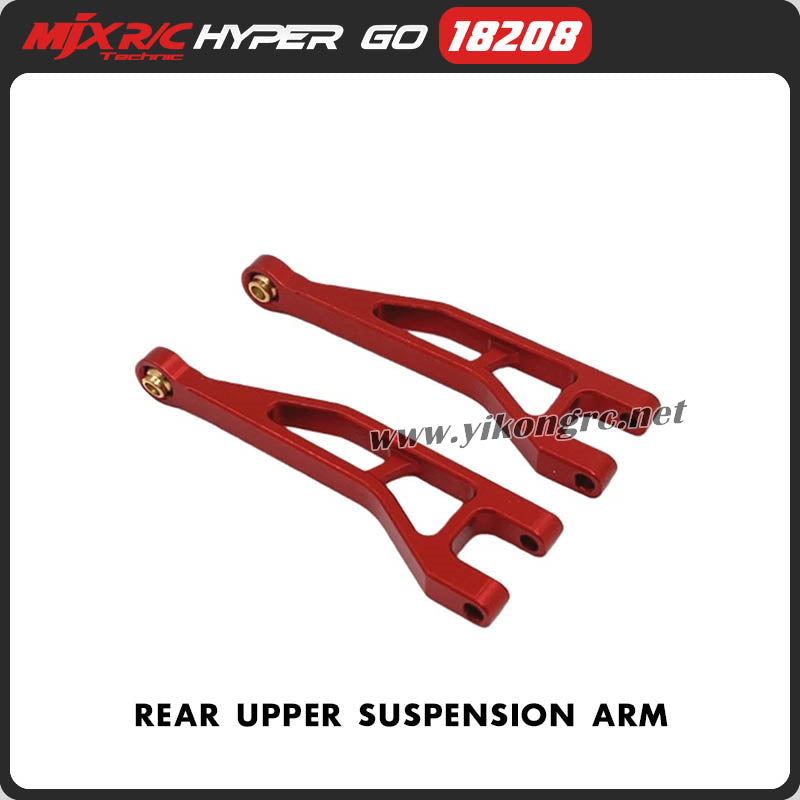 MJX Hyper Go 18208 RC Car Upgrade Parts Rear Upper Suspension Arm red