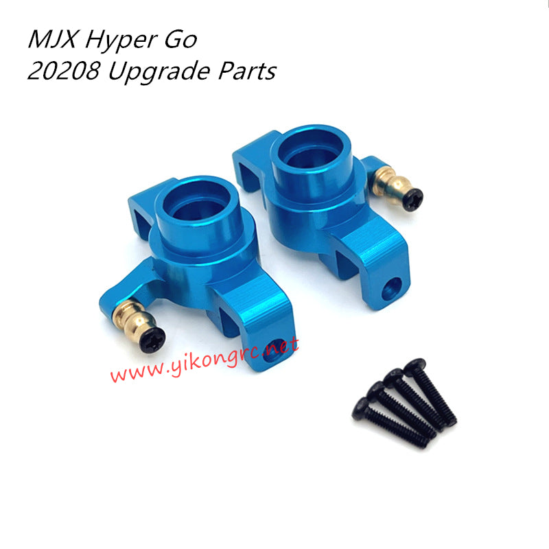 MJX Hyper Go 20208 RC Car Upgrade Parts Metal Front Steering Cup blue