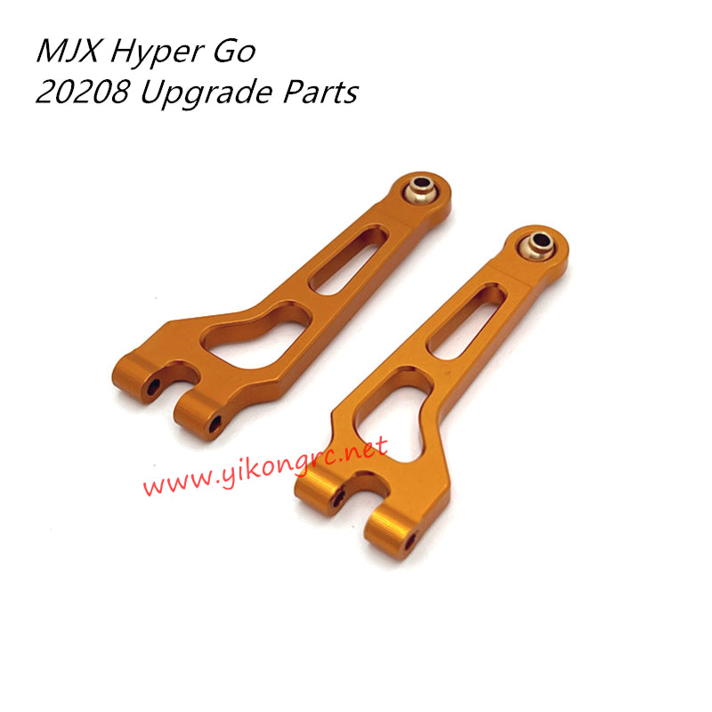 MJX Hyper Go 20208 RC Car Upgrade Parts Metal Front Upper Swing Arm gold
