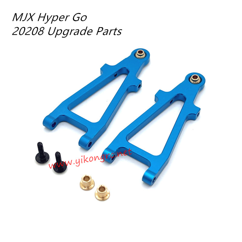 MJX Hyper Go 20208 RC Car Upgrade Parts Metal Lower Front Swing Arm blue