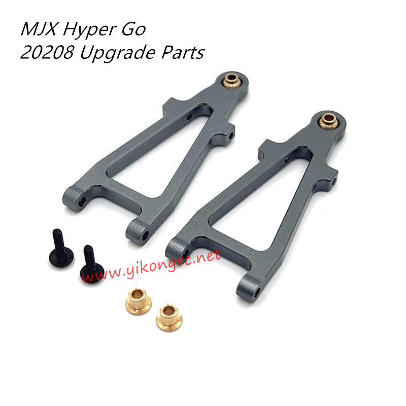 MJX Hyper Go 20208 RC Car Upgrade Parts Metal Lower Front Swing Arm titanium