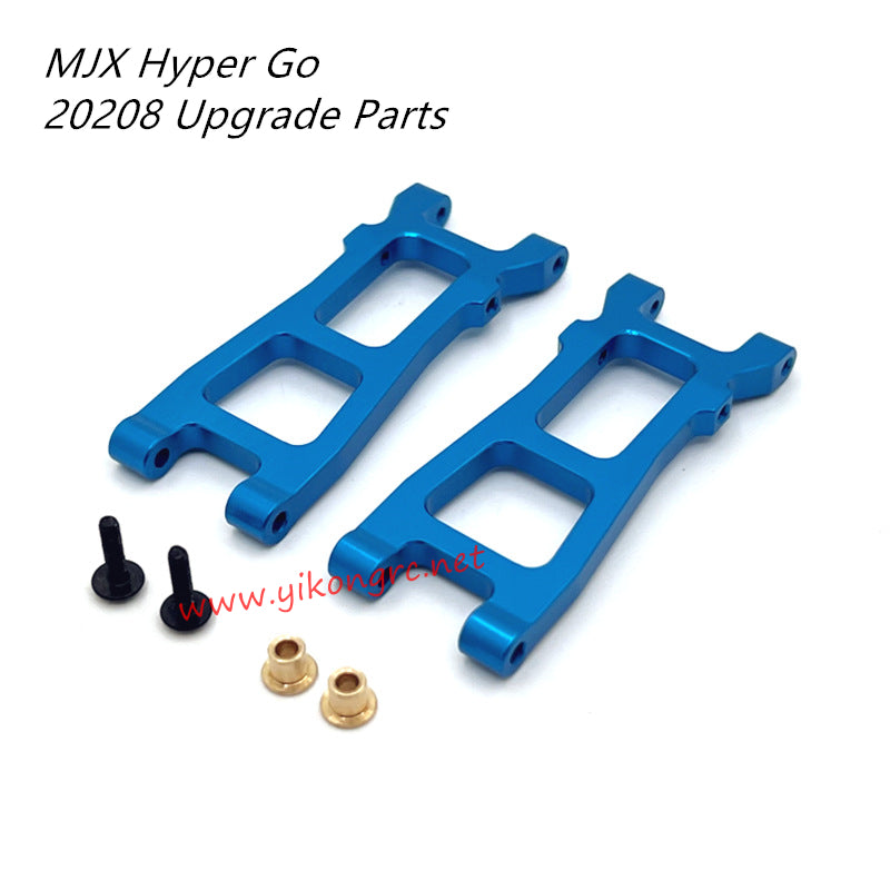 MJX Hyper Go 20208 RC Car Upgrade Parts Metal Rear Lower Swing Arm blue