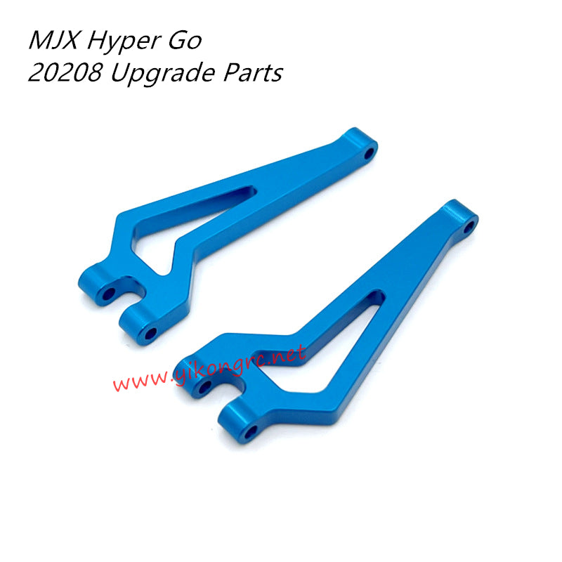 MJX Hyper Go 20208 RC Car Upgrade Parts Metal Rear Upper Swing Arm blue