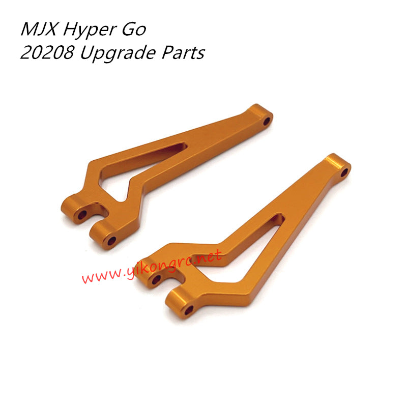 MJX Hyper Go 20208 RC Car Upgrade Parts Metal Rear Upper Swing Arm gold