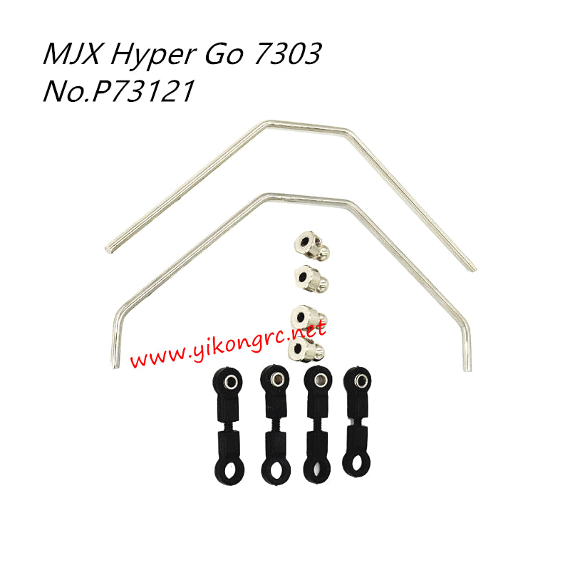 MJX Hyper Go 7303 Original Parts Front And Rear Anti Roll Bars P73121